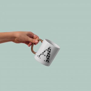 Tazas de cerámica - Modelo Iniciales