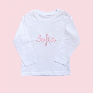 CAMISETA MANGA LARGA NOMBRE