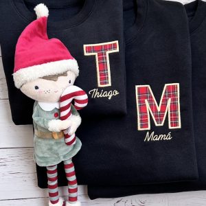 SUDADERA MUJER INICIAL - TARTÁN