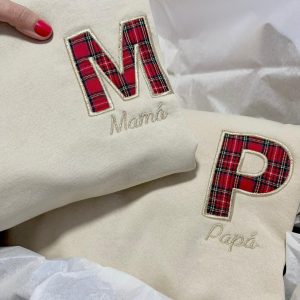 SUDADERA UNISEX INICIAL - TARTÁN