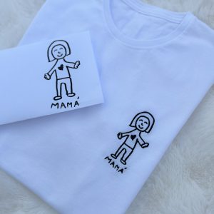 Camiseta mujer (dibujo bordado)