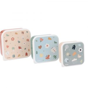 3 Cajas Almuerzo Geometric Nature