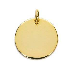 Colgante Charm plata 925 (18mm) Oro