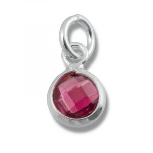 Charm mini circonita fucsia