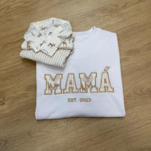 Sudadera MAMÁ hecha con la ropita de tu bebé